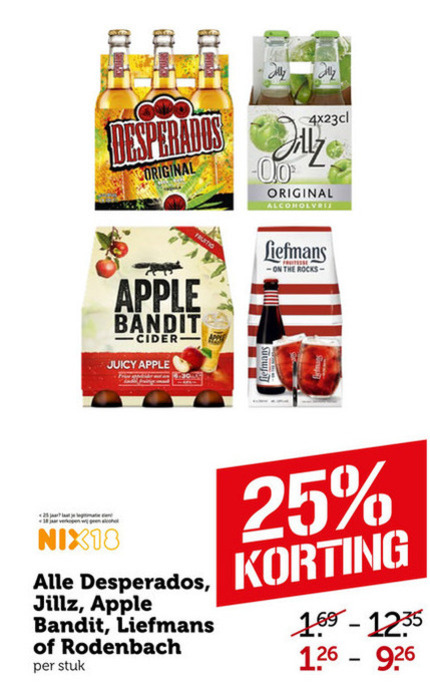 Apple bandit   appelcider, rose bier folder aanbieding bij  Coop - details