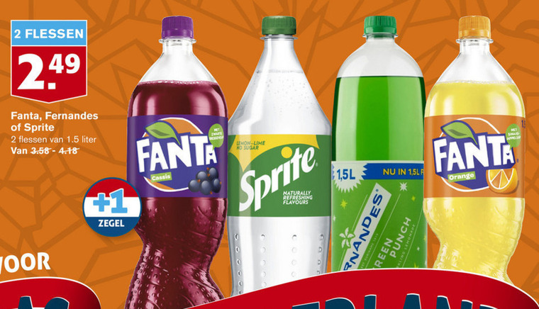 Sprite   frisdrank folder aanbieding bij  Hoogvliet - details