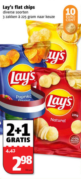 Lays   chips folder aanbieding bij  Poiesz - details