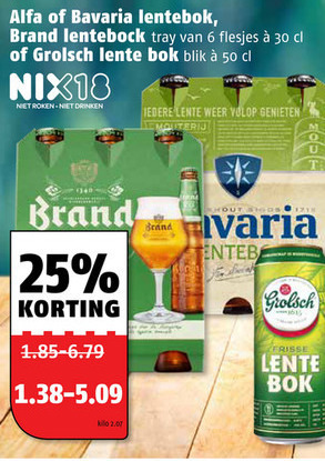 Brand   lentebokbier folder aanbieding bij  Poiesz - details