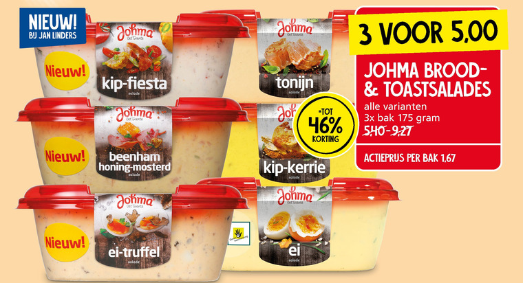 Johma   salade folder aanbieding bij  Jan Linders - details