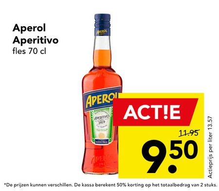 Aperol   aperitief folder aanbieding bij  Deen - details