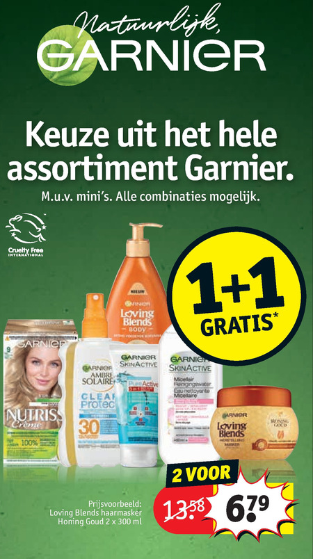 Garnier Loving Blends   aftersun, zonnebrandolie folder aanbieding bij  Kruidvat - details