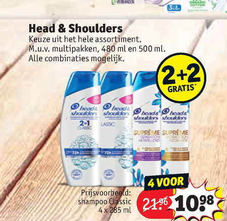 Head and Shoulders   shampoo folder aanbieding bij  Kruidvat - details