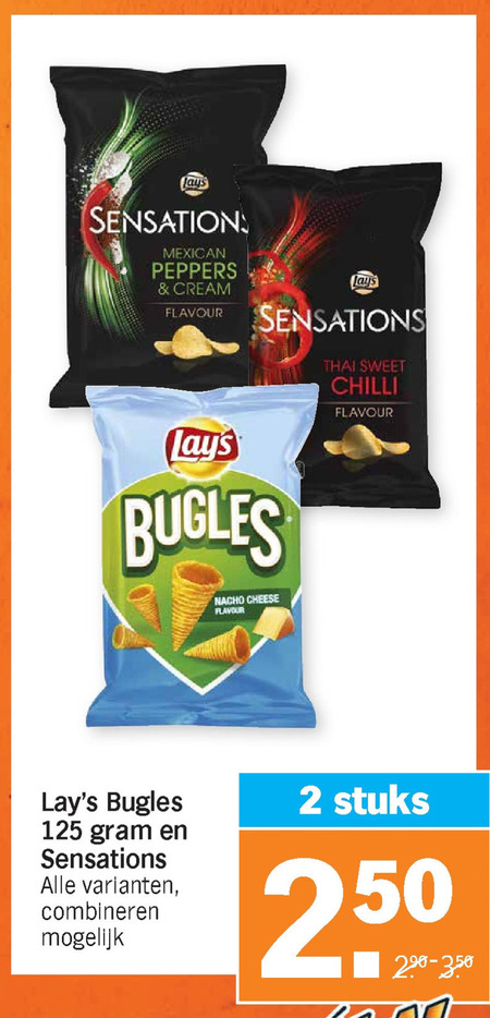 Lays   zoutje, chips folder aanbieding bij  Albert Heijn - details