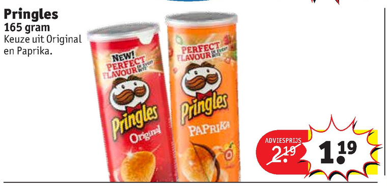 Pringles   chips folder aanbieding bij  Kruidvat - details