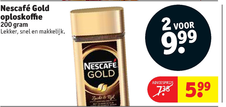 Nescafe   oploskoffie folder aanbieding bij  Kruidvat - details