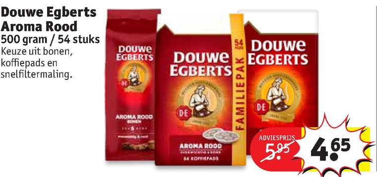 Douwe Egberts   koffiepad, koffie folder aanbieding bij  Kruidvat - details