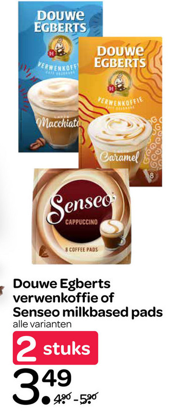 Douwe Egberts   koffiepad, oploskoffie folder aanbieding bij  Spar - details