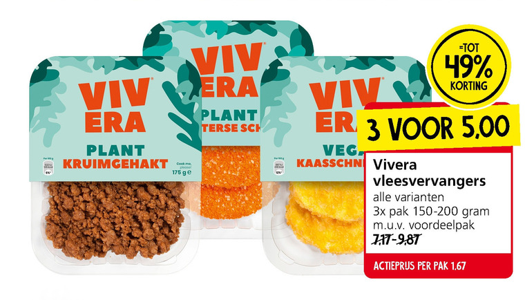 Vivera   vegetarisch folder aanbieding bij  Jan Linders - details