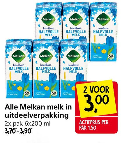 Melkan   melk folder aanbieding bij  Jan Linders - details