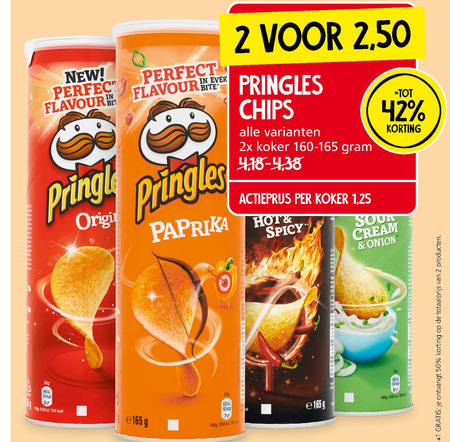 Pringles   chips folder aanbieding bij  Jan Linders - details