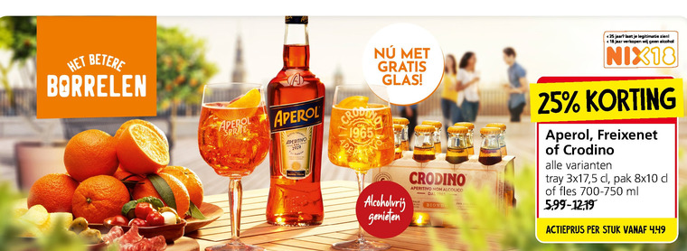 Aperol   aperitief folder aanbieding bij  Jan Linders - details