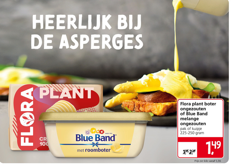 Blue Band   margarine folder aanbieding bij  Jan Linders - details