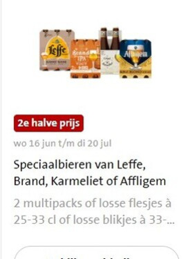 Affligem   speciaalbier folder aanbieding bij  Jumbo - details