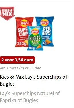 Lays   chips, zoutje folder aanbieding bij  Jumbo - details