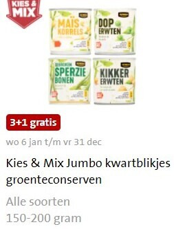 Jumbo Huismerk   groenteconserven folder aanbieding bij  Jumbo - details