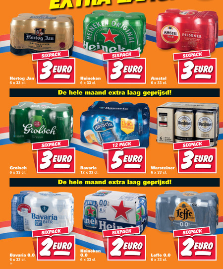 Hertog Jan   blikje bier folder aanbieding bij  Nettorama - details