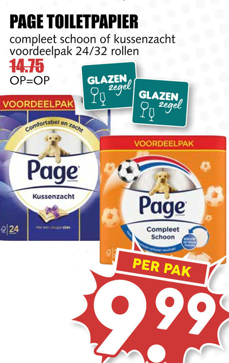 Page   toiletpapier folder aanbieding bij  MCD Supermarkt Basis - details