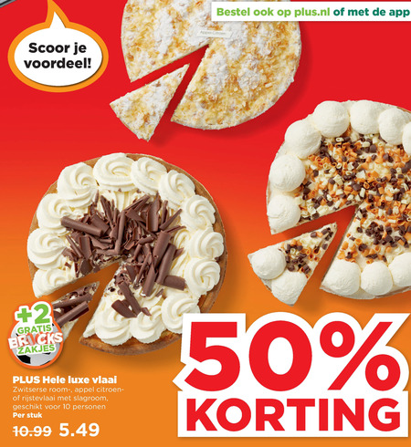 Plus Huismerk   vlaai folder aanbieding bij  Plus - details