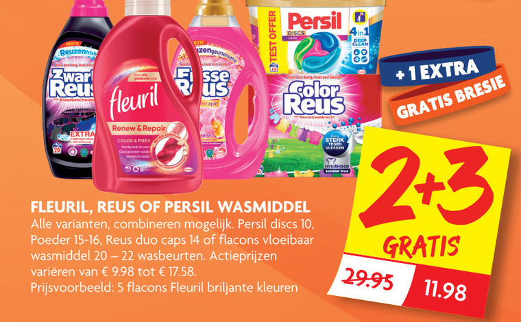Color Reus   wasmiddel folder aanbieding bij  Dekamarkt - details