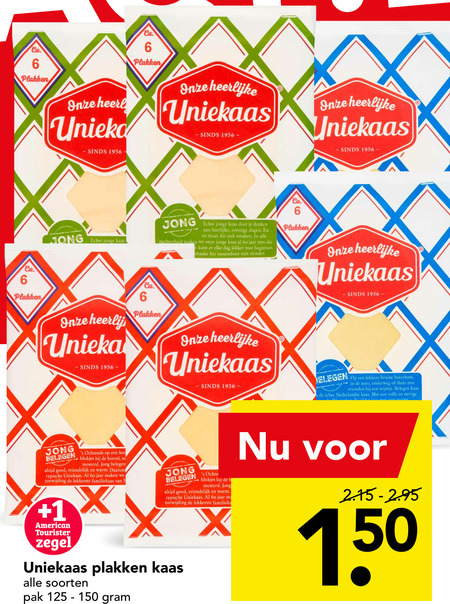 Uniekaas   kaasplakken folder aanbieding bij  Deen - details