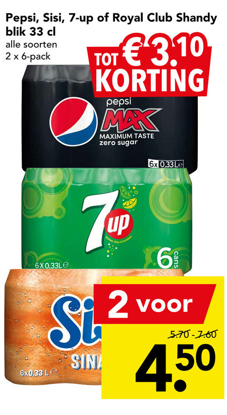 Royal Club   frisdrank, cola folder aanbieding bij  Deen - details