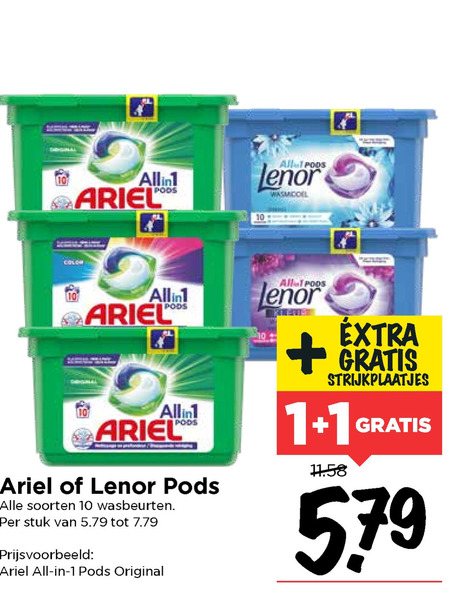 Ariel   wasmiddel folder aanbieding bij  Vomar - details