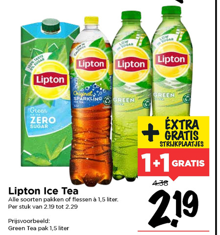 Lipton   ice tea folder aanbieding bij  Vomar - details