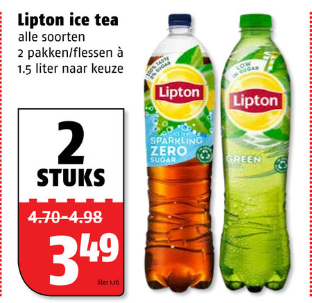 Lipton   ice tea folder aanbieding bij  Poiesz - details