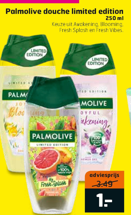 Palmolive   douchegel folder aanbieding bij  Trekpleister - details