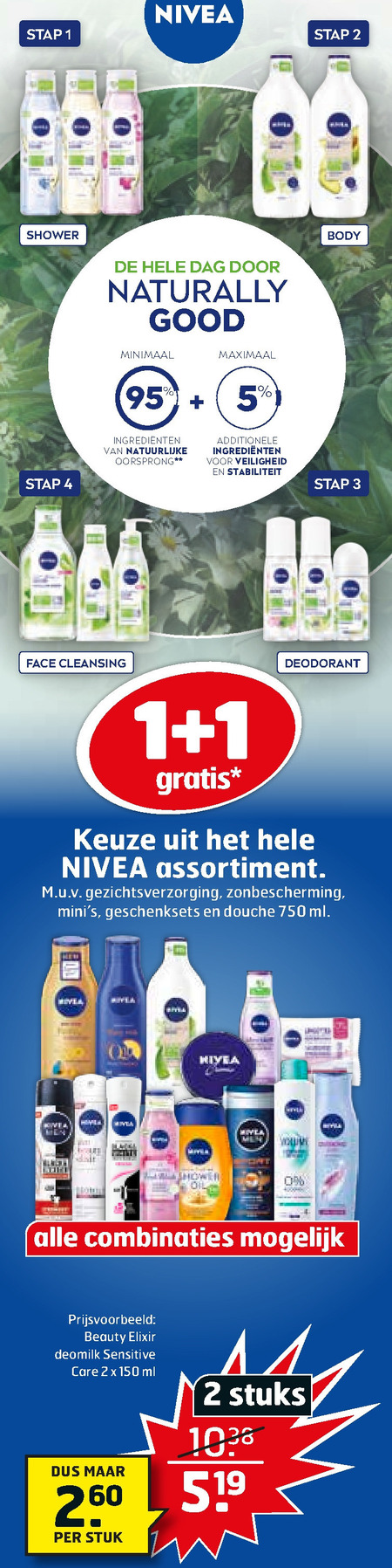 Nivea   huidverzorging, gezichtsverzorging folder aanbieding bij  Trekpleister - details