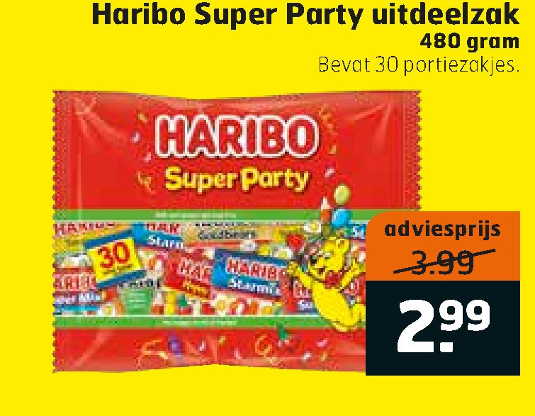 Haribo   snoep folder aanbieding bij  Trekpleister - details