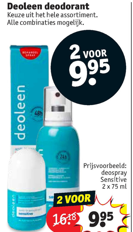 Deoleen   deodorant folder aanbieding bij  Kruidvat - details