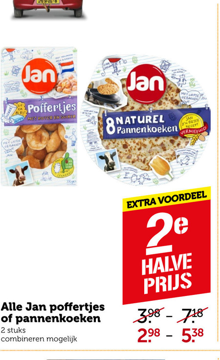 Jan   poffertjes, pannenkoek folder aanbieding bij  Coop - details