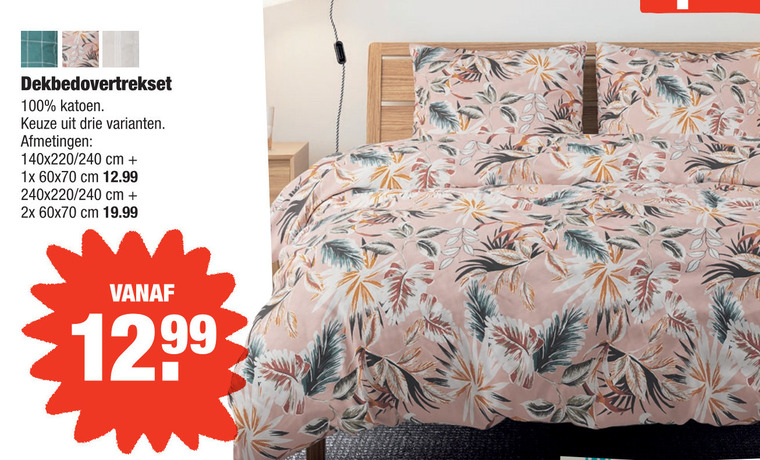 Bestudeer Tulpen Tahiti dekbedovertrek folder aanbieding bij Aldi - details