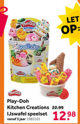 Play-Doh   kleispeelsets folder aanbieding bij  Intertoys - details