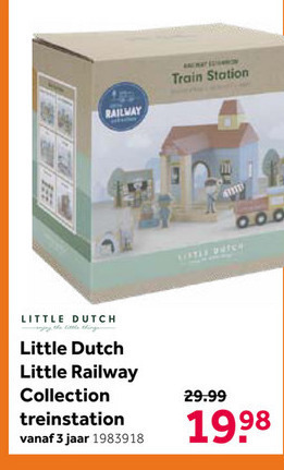 Little Dutch   speelgoedtrein folder aanbieding bij  Intertoys - details