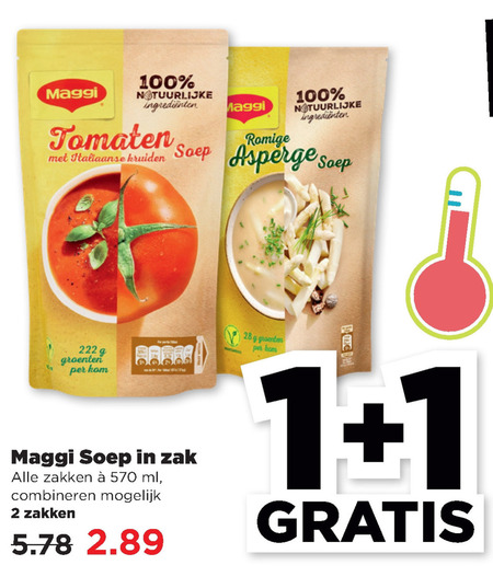 Maggi   soep folder aanbieding bij  Plus - details