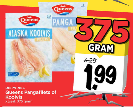 Queens   koolvis, pangasius folder aanbieding bij  Vomar - details