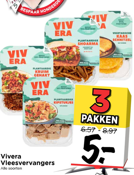 Vivera   vegetarisch folder aanbieding bij  Vomar - details