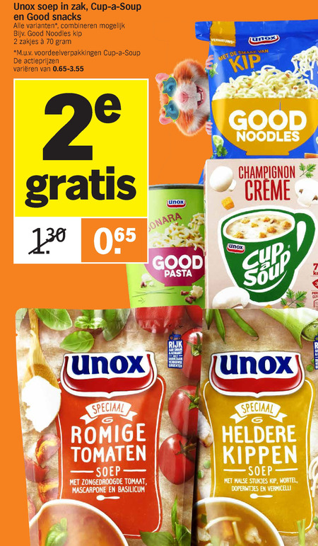 Cup a Soup   soep folder aanbieding bij  Albert Heijn - details