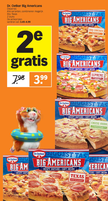 Dr Oetker   diepvriespizza folder aanbieding bij  Albert Heijn - details