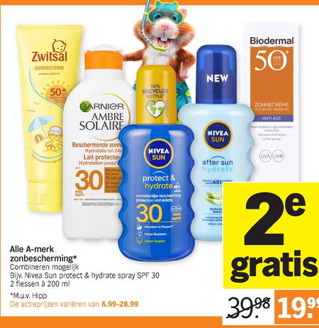 Alle merken   zonnebrandolie folder aanbieding bij  Albert Heijn - details