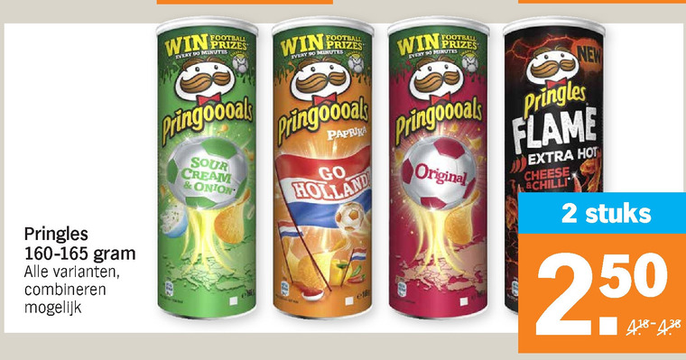 Pringles   chips folder aanbieding bij  Albert Heijn - details