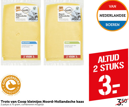 Coop Huismerk   kaasplakken folder aanbieding bij  Coop - details