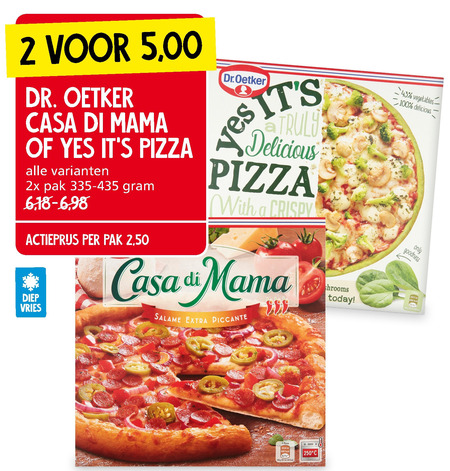 Dr Oetker   diepvriespizza folder aanbieding bij  Jan Linders - details