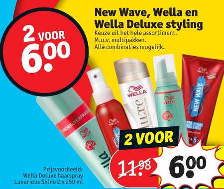 Wella   hairspray, haargel folder aanbieding bij  Kruidvat - details