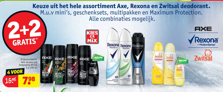 Rexona   deodorant folder aanbieding bij  Kruidvat - details