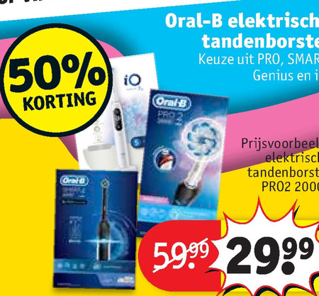 Mogelijk Voorzien verontschuldigen Braun Oral-B electrische tandenborstel folder aanbieding bij Kruidvat -  details